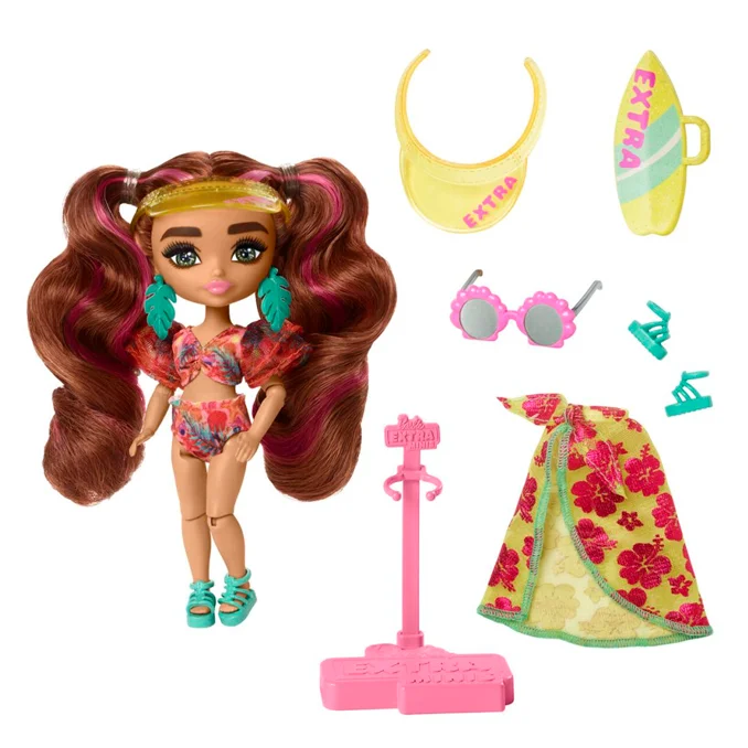 Barbie extra minis dukke, stranden
