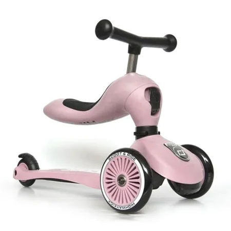 Scoot and Ride 2-i-1 Laufrad, Highway Kick 1 - rose