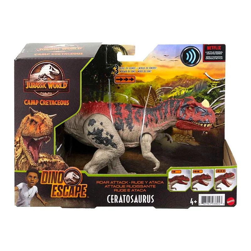 Jurassic World roar attack, Ceratosaurus