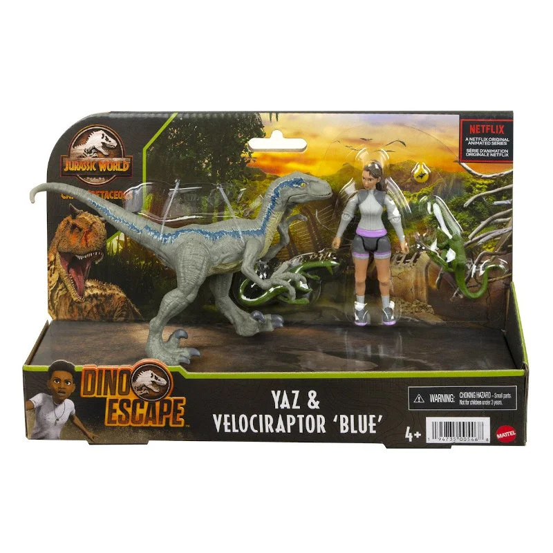 Jurassic World velociraptoren Blue og Yaz