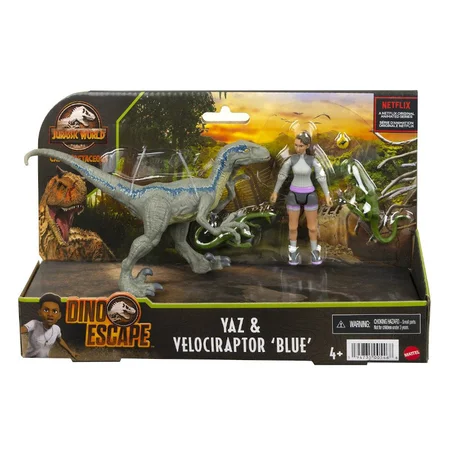 Jurassic World velociraptoren Blue og Yaz