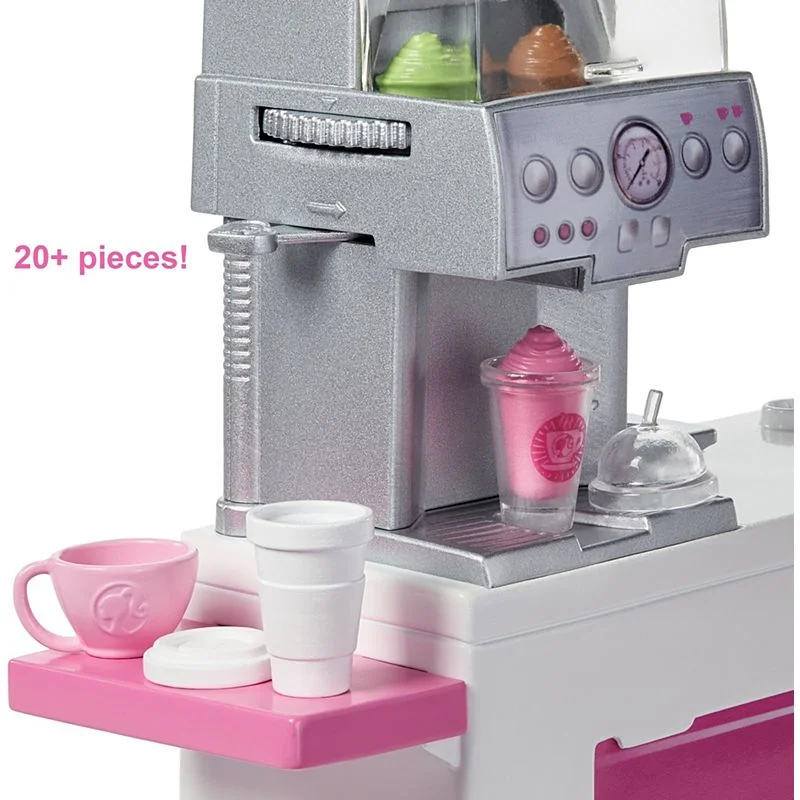 Barbie kaffebar inkl dukke