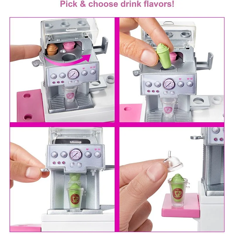 Barbie kaffebar inkl dukke
