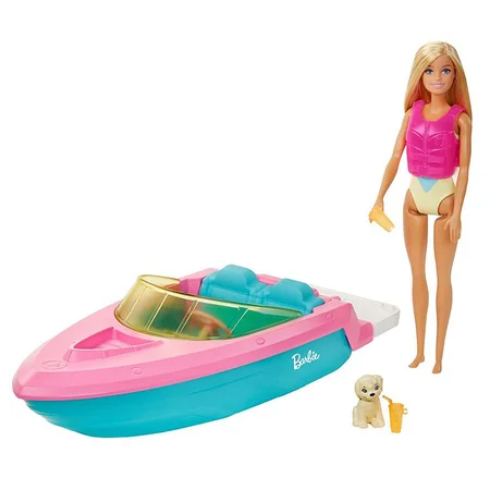 Barbie speedbåd inkl. dukke