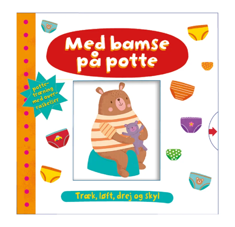 Med bamse på potte  Pottetræning med overraskelser