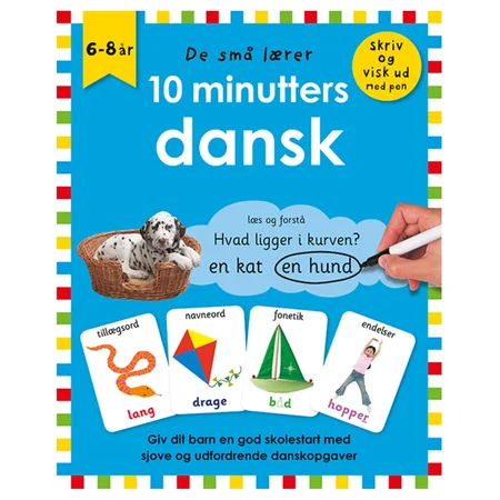 De små lærer - Skriv og visk ud - 10 minutters dansk