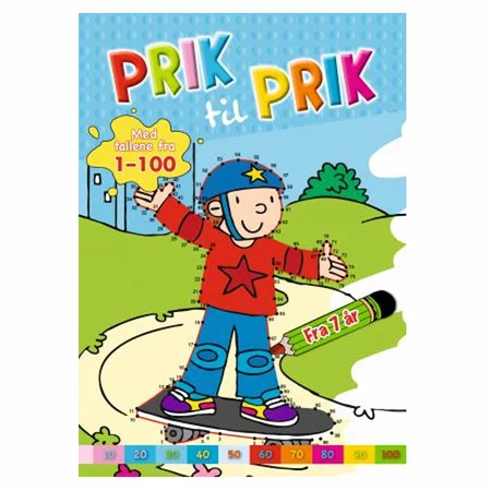 Prik til prik 1-100, skater