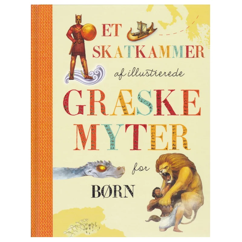 Et skatkammer af illustrerede græske myter for børn
