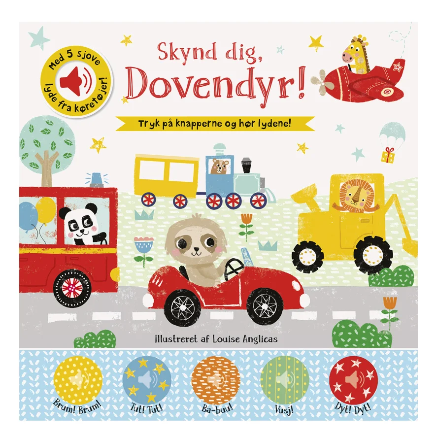 Skynd dig, Dovendyr! - med 5 sjove lyde fra køretøjer