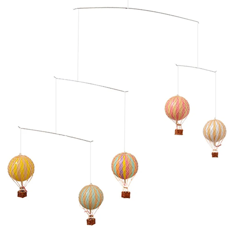 Authentic Models, uro med luftballoner - pastel regnbue