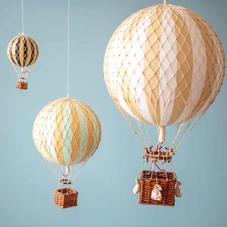 Authentic Models luftballon 8,5 cm - sort