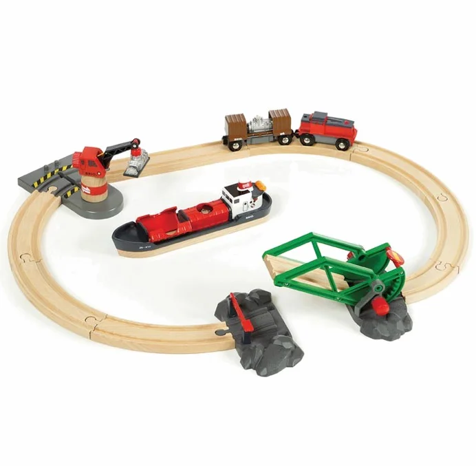 BRIO togbane, havnesæt