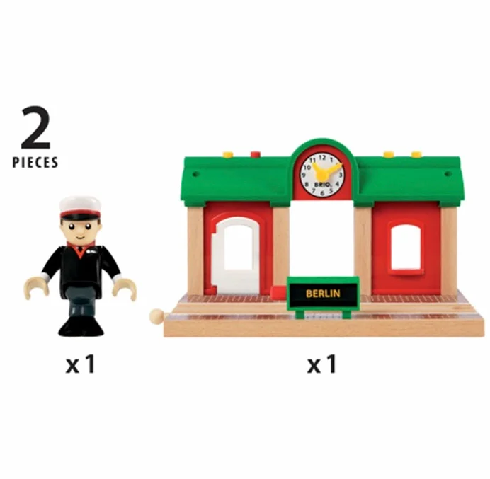 BRIO togstation med optagerlyd