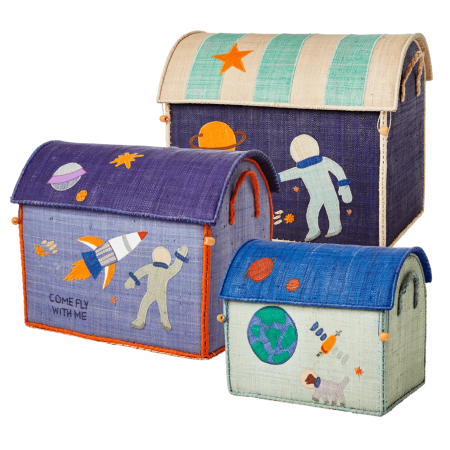 Rice opbevaringskurv, space- mellem