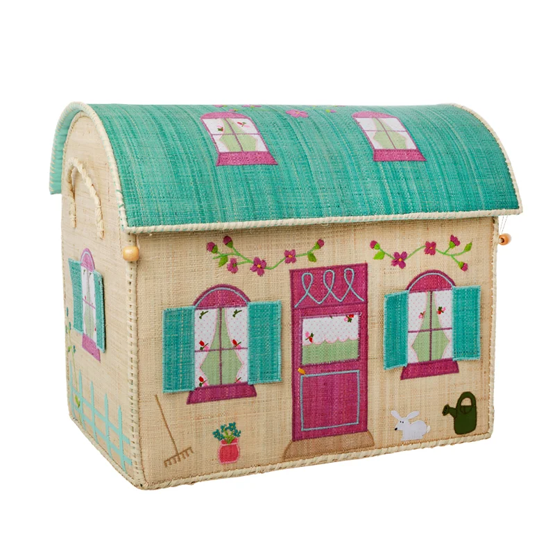 Rice opbevaringskurv, sommerhus - stor