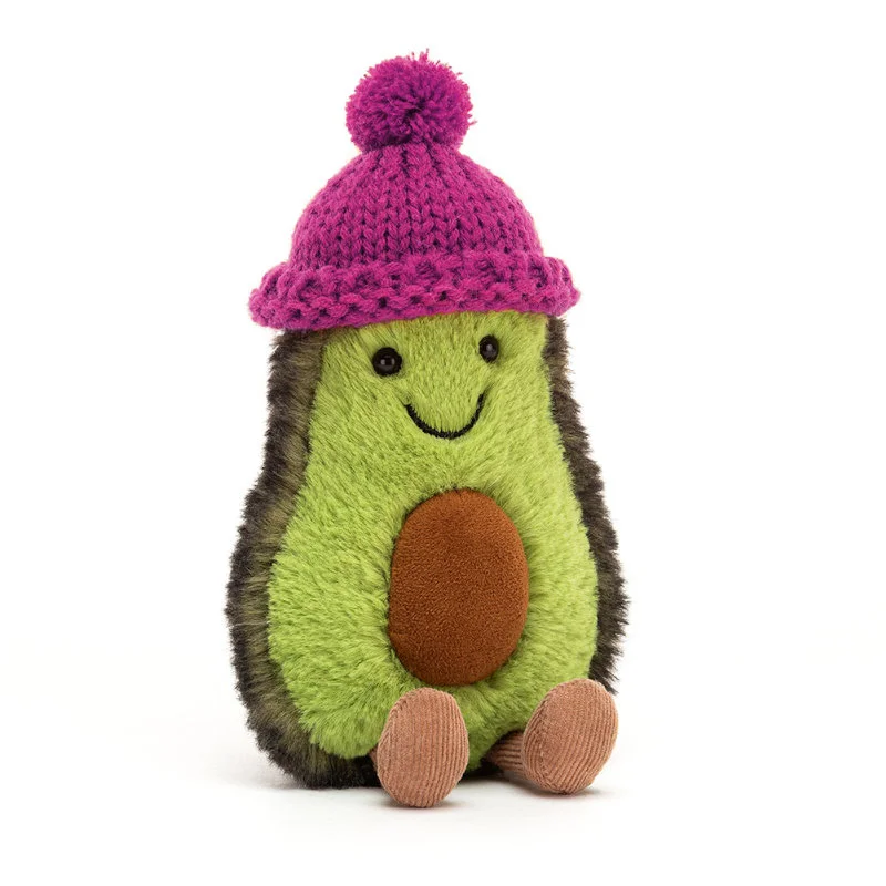 Jellycat Amuseable Cozi Avocado, Fuchsia - 15 cm