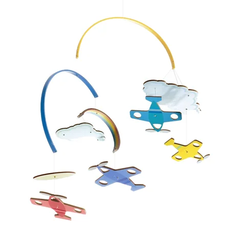 Djeco træuro, flyvemaskiner