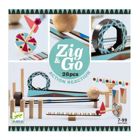 Djeco Zig & Go bane, 28 dele