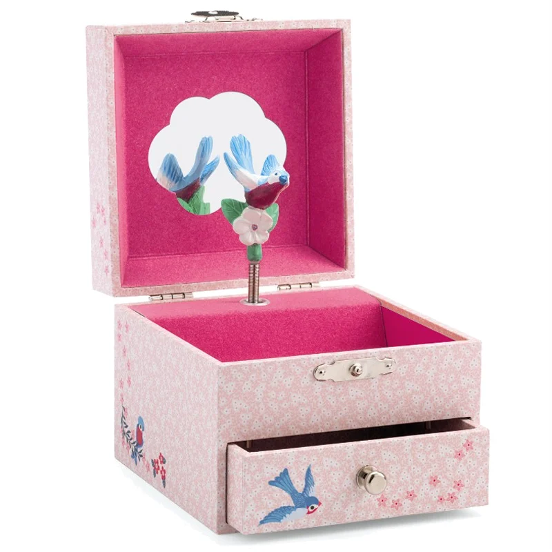 Djeco Schmuckkästchen mit Musik, Vogel