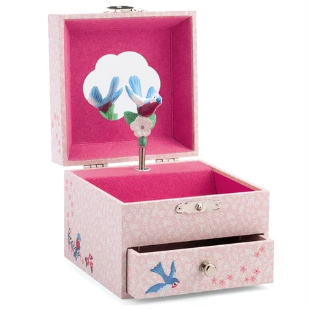 Djeco Schmuckkästchen mit Musik, Vogel
