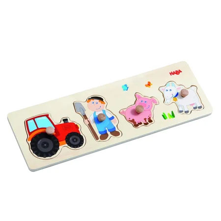 Haba knoppuslespil, traktor
