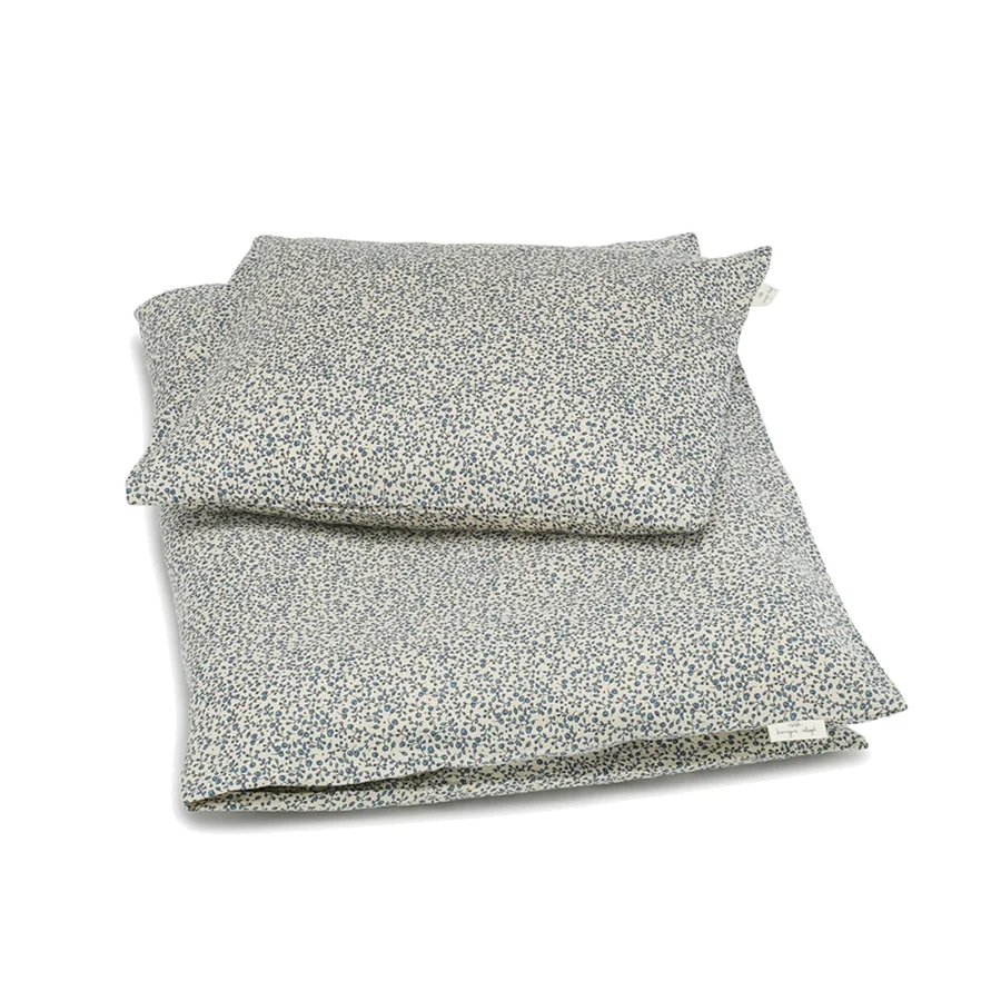 Konges Sløjd junior sengetøj, Blue blossom mist