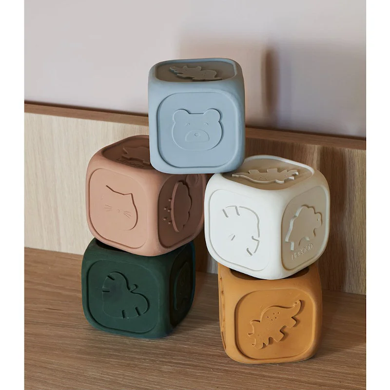 Liewood naturgummi terning, Sandy