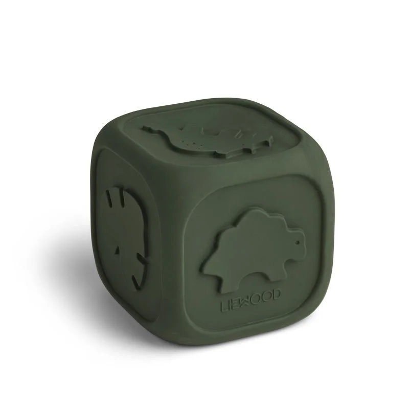 Liewood naturgummi terning, Hunter Green