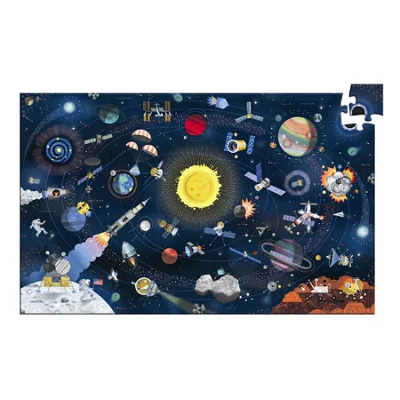 Djeco Wimmelpuzzle, Weltall