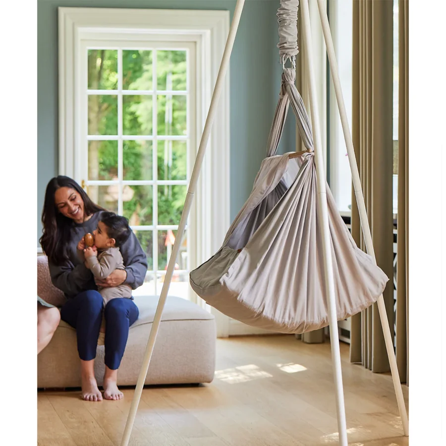 Membantu, Federwiege - Premium, grau