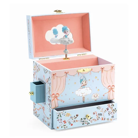 Djeco Schmuckkästchen mit Musik, Wolken-Ballerina