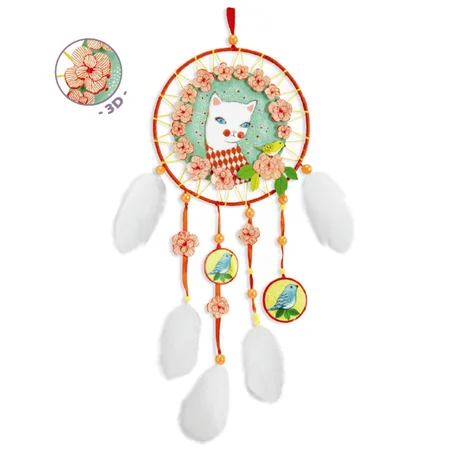 Djeco DIY æske, Drømmefanger - kat