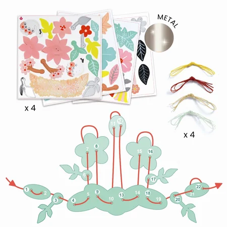 Djeco DIY æske, Smykker - Farve sjov