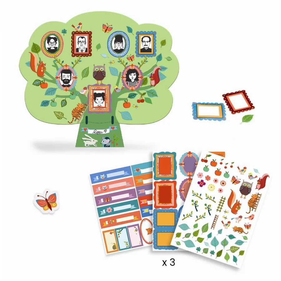 Djeco DIY æske, Stamtræ