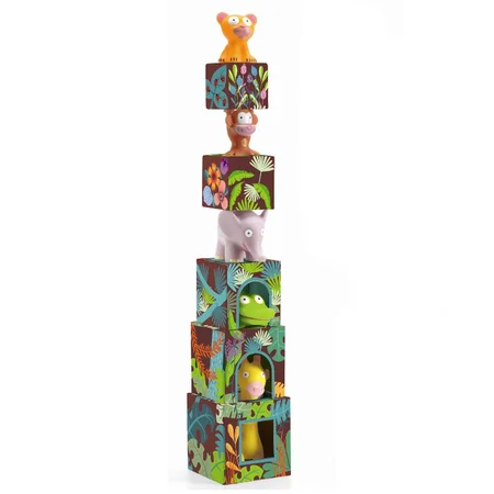 Djeco stabelklodser, Topanijungle