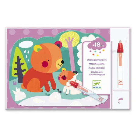 Djeco magisk farvelægning, Gemt i skoven