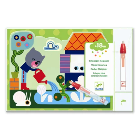 Djeco magisk farvelægning, Gemt i haven