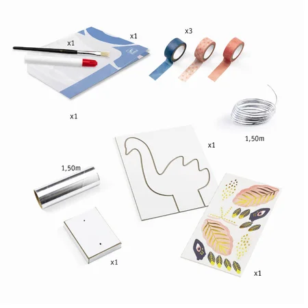 Djeco kreativ æske, kreativ skulptur - Svane