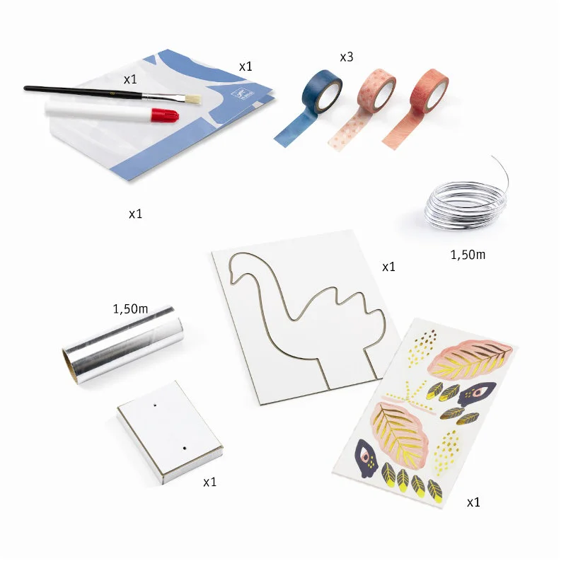 Djeco kreativ æske, kreativ skulptur - Svane