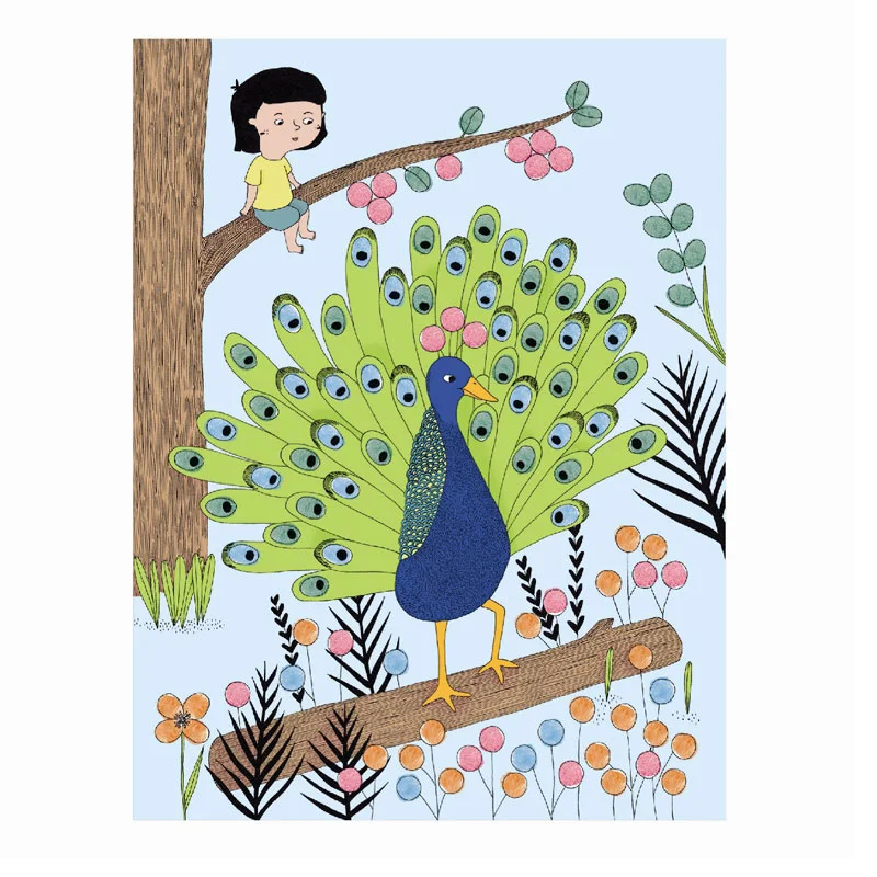 Djeco kreativ leg, fingermaling - jungle