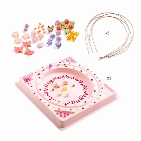 Djeco Kreativ Perler, Smukke Hårbøjler