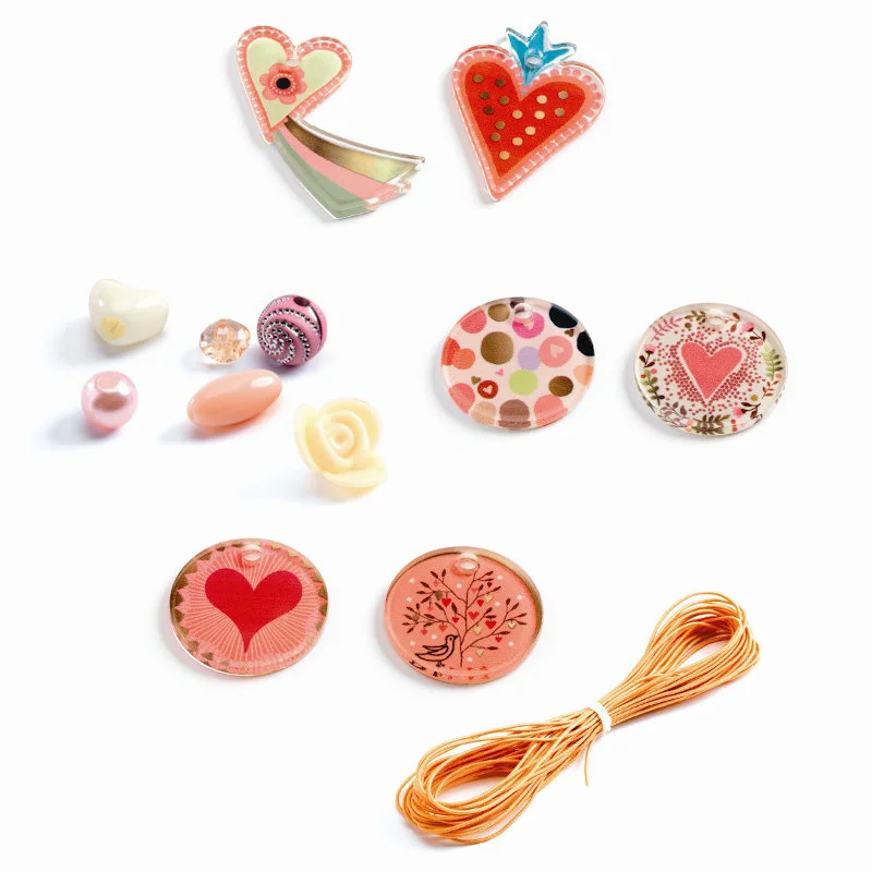 Djeco Plastperler, Hjerter