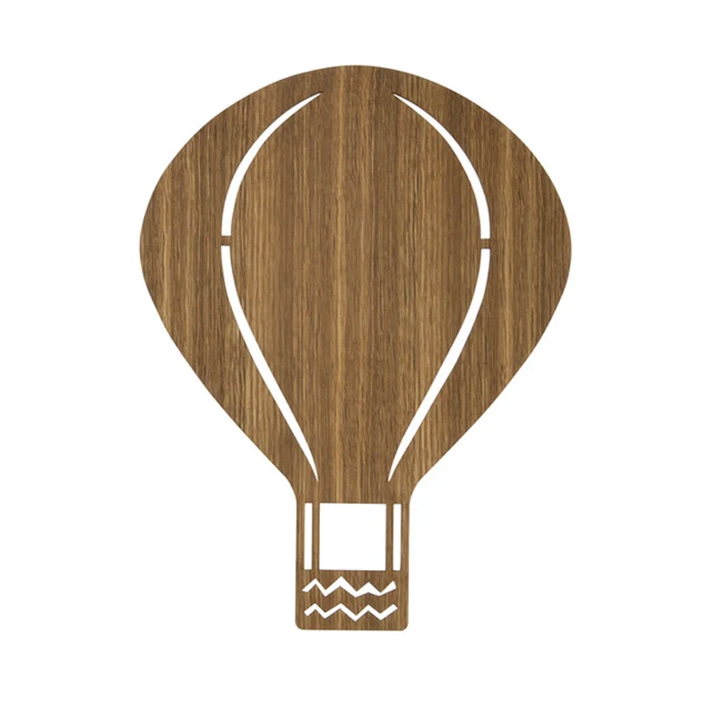 Ferm Living væglampe, luftballon - smoked oak