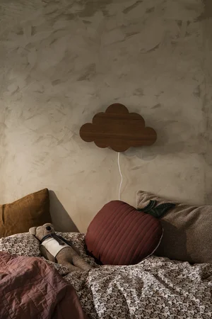 Ferm Living væglampe, sky - smoked oak