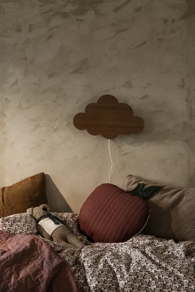 Ferm Living væglampe, sky - smoked oak