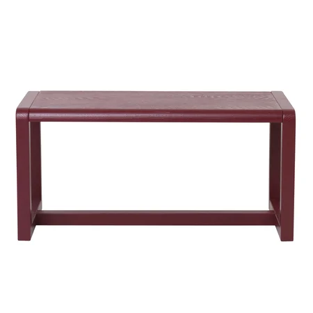 Ferm Living børnebænk, Little Architect - bordeaux