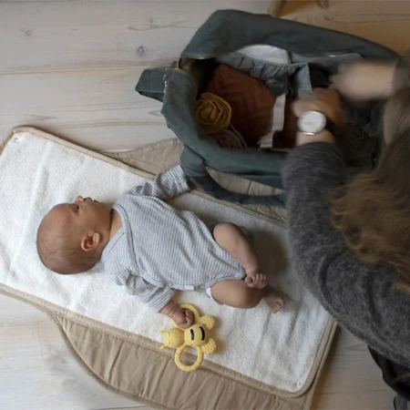 Filibabba pusleunderlag babyfløjl, Doeskin