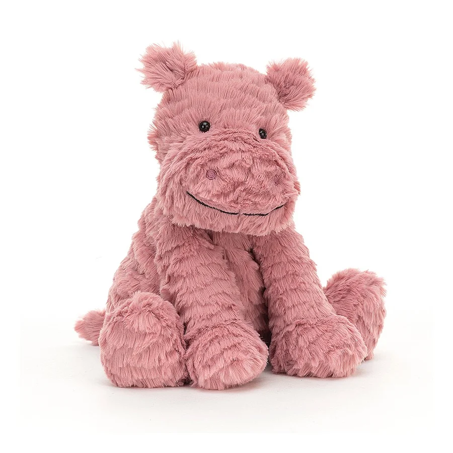 Jellycat Fuddlewuddle Flodhest, 23 cm