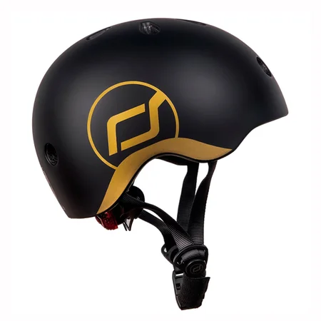Scoot and Ride hjelm, XXS-S - sort/guld