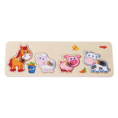 Haba knoppuslespil, bondegårdsdyr